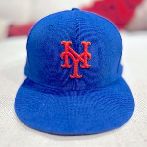 New York Mets Corduroy New Era 9 Fifty Cap